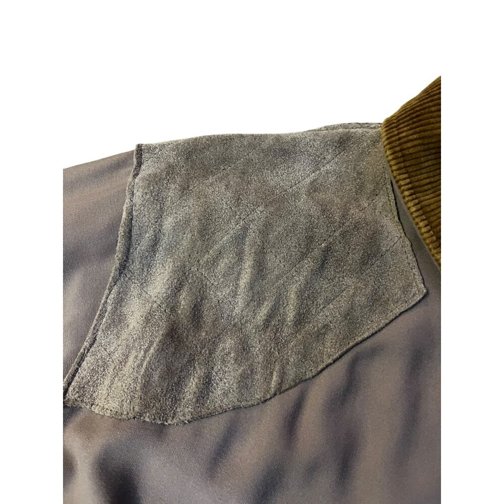 Vintage 10-X Hunting Jacket Liner Men’s L Corduroy Suede Shoulder Utility USA - Picture 16 of 16